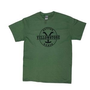 Yellowstone | Green & Black Dutton Ranch Logo T-shirt